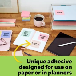 Post-it Greener 100% Recycled Paper Notes, 3 x 3 in, 24 Bulk Sticky Note Pads, 75 Sheets/Pad, School Supplies and Office Products, Sweet Sprinkles