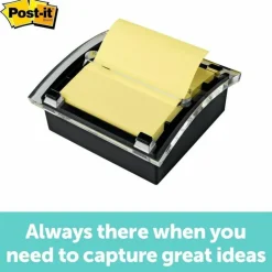 Post-it Greener Pop Up Notes, 12 Pads, 100 Sheets, 3 in x 3 in, 100% Recycled, Clean Removal, School Supplies & Office Products - R330RP12YW