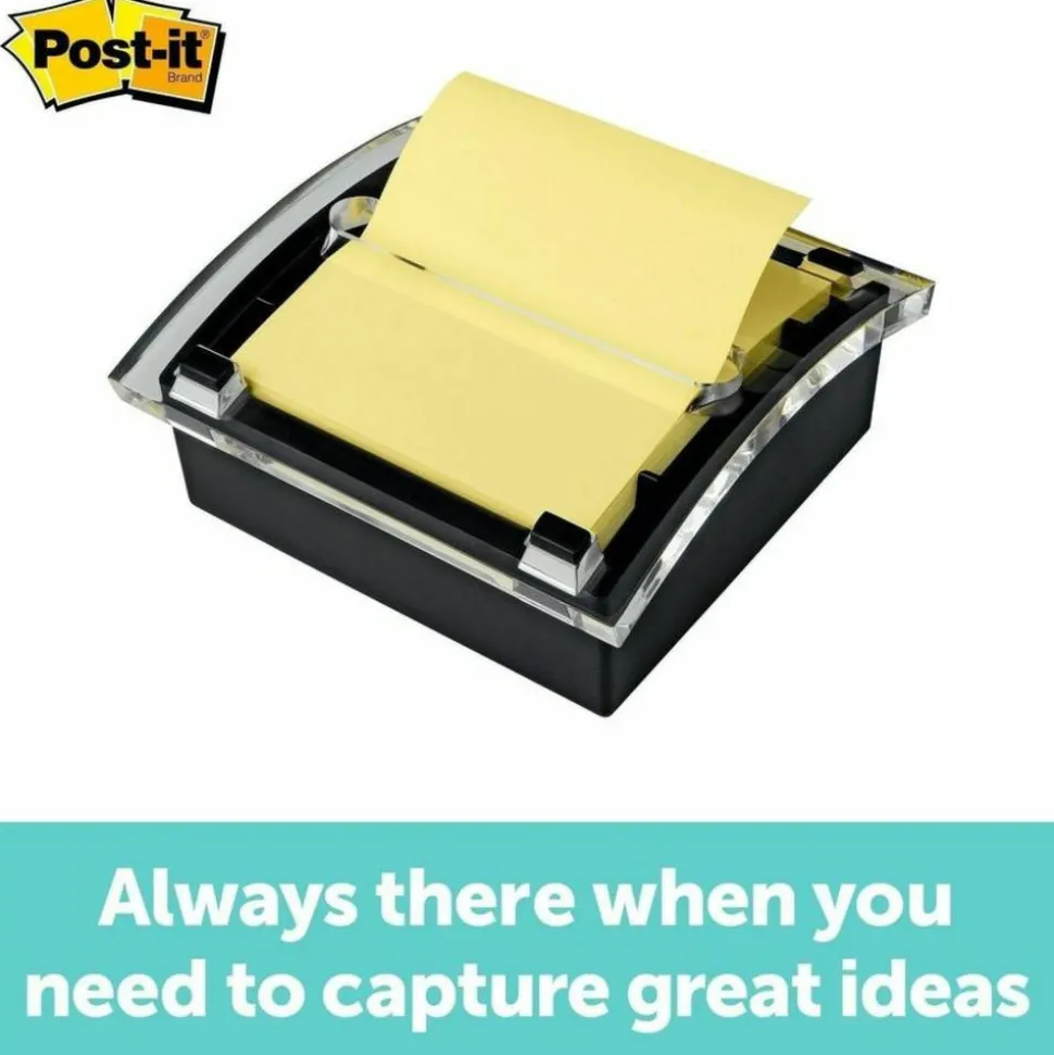 Post-it Greener Pop Up Notes, 12 Pads, 100 Sheets, 3 in x 3 in, 100% Recycled, Clean Removal, School Supplies & Office Products - R330RP12YW