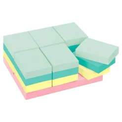 Post-it Notes, 1.38 x 1.88 in, 24 Bulk Mini Sticky Note Pads, 100 Sheets/Pad, School Supplies and Office Products, Beachside Café