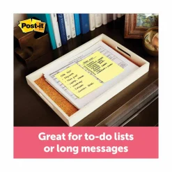Post-it Notes, 4 x 6 in, 12 Lined Sticky Note Pads, 100 Sheets/Pad, School Supplies and Office Products, The Iconic Canary Yellow Note