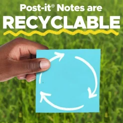 Post-it Notes, 3 x 5 in, 5 Lined Sticky Note Pads, 100 Sheets/Pad, School Supplies and Office Products, Floral Fantasy