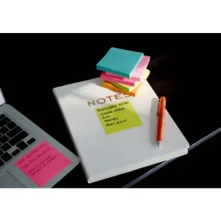 Post-it Notes, 3 x 3 in, 18 Sticky Note Pads, 100 Sheets/Pad, School Supplies and Office Products, Poptimistic