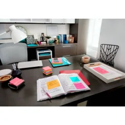 Post-it Notes, 3 x 3 in, 18 Sticky Note Pads, 100 Sheets/Pad, School Supplies and Office Products, Poptimistic
