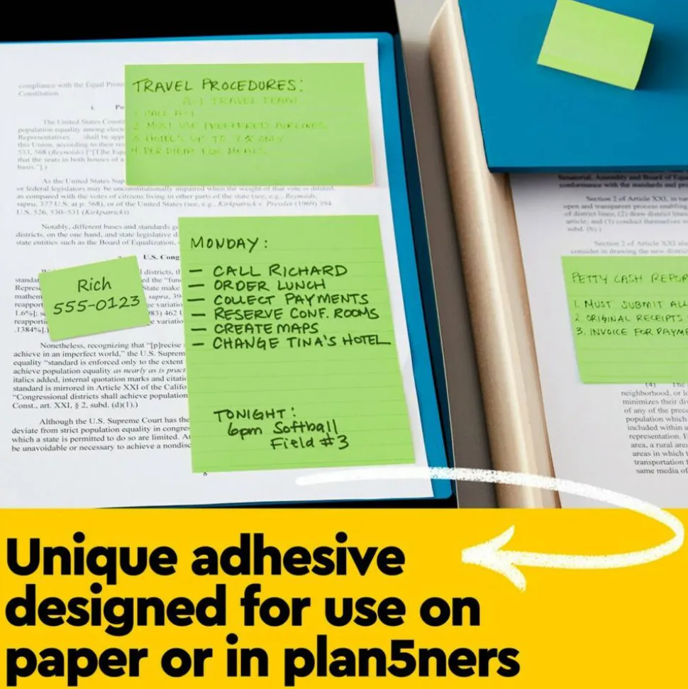 Post-it Notes, 3 x 3 in, 18 Sticky Note Pads, 100 Sheets/Pad, School Supplies and Office Products, Floral Fantasy