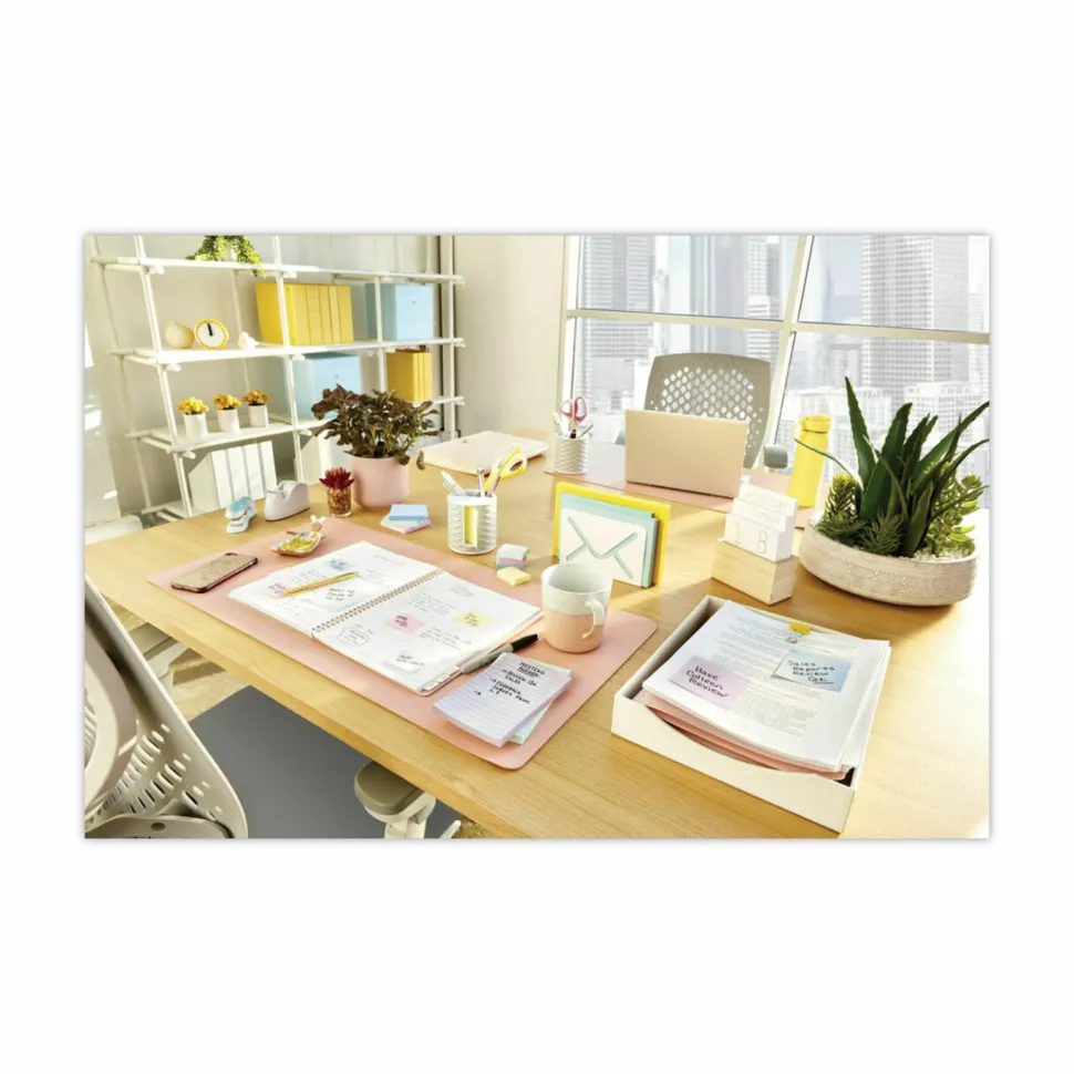 Post-it Notes, Lined, 4" x 4", Canary Yellow, 300 Sheets, Pack Of 1 Pad