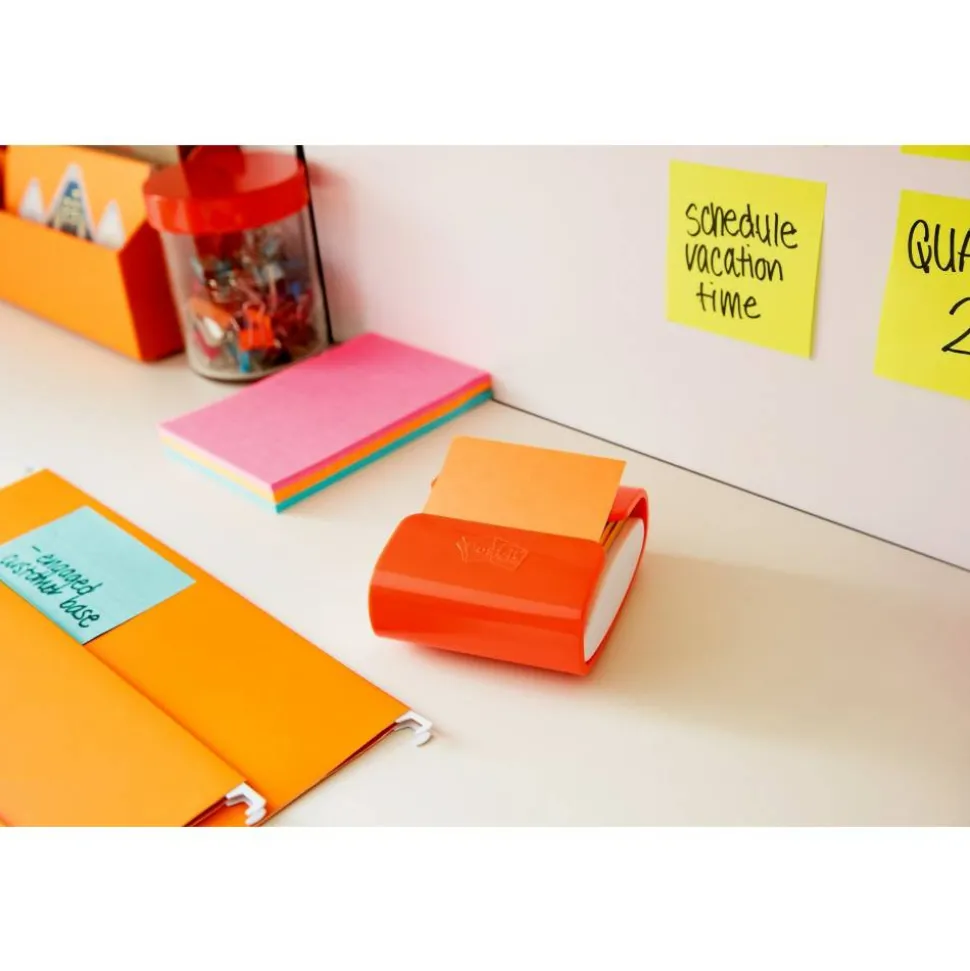 Post-it Pop Up Notes, 3 in x 3 in, 12 Pads, 100 Sheets/Pad, Clean Removal, School Supplies and Office Products, Sticky Notes for Vertical Surfaces