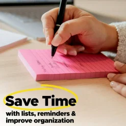 Post-it Pop Up Notes, 3 in x 3 in, 12 Pads, 100 Sheets/Pad, Clean Removal, School Supplies and Office Products, Sticky Notes for Vertical Surfaces