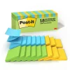 Post-it Pop Up Notes, 3 in x 3 in, 18 Pads, 100 Sheets/Pad, Clean Removal, School Supplies and Office Products, Floral Fantasy Collection