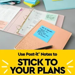 Post-it Pop Up Notes, 3 in x 3 in, 18 Pads, 100 Sheets/Pad, Clean Removal, School Supplies and Office Products, Floral Fantasy Collection
