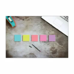 Post-it Super Sticky Notes, 3 x 3 in, 24 Bulk Sticky Note Pads, 70 Sheets/Pad, 2X the Sticking Power, School Supplies, Supernova Neons