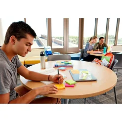 Post-it Super Sticky Notes, 3 x 3 in, 12 Sticky Note Pads, 2X the Sticking Power, School Supplies and Office Products, Supernova Neons