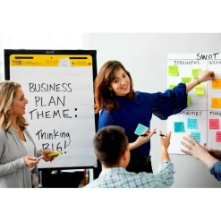 Post-it Super Sticky Notes, 3 x 3 in, 12 Sticky Note Pads, 2X the Sticking Power, School Supplies and Office Products, Supernova Neons