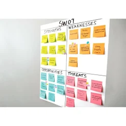 Post-it Super Sticky Notes, 3 x 3 in, 12 Sticky Note Pads, 2X the Sticking Power, School Supplies and Office Products, Supernova Neons