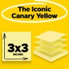 Post-it Super Sticky Pop Up Notes, 3 x 3 in, 12 Sticky Note Pads, 90 Sheets/Pad, 2X the Sticking Power, School and Office Supplies, Canary Yellow