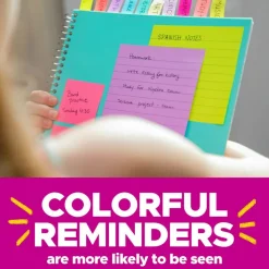 Post-it Super Sticky Pop Up Notes, 3 x 3 in, 18 Sticky Note Pads, 90 Sheets/Pad, 2X the Sticking Power, School Supplies, Energy Boost