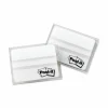 Post-it Durable Tabs, 2 in. x 1.5 in., Pack of 50 Tabs White