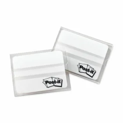 Post-it Durable Tabs, 2 in. x 1.5 in., Pack of 50 Tabs White