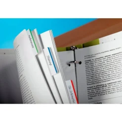 Post-it Durable Tabs, 2 in. x 1.5 in. Pack of 24 Tabs, Beige, Green, Red, Canary Yellow