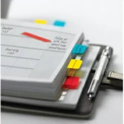 Post-it Durable Tabs - 36 Write-on Tab(s) - 1.50" Tab x 1" Tab- Red, Yellow, Blue Tab(s) - Wear Resistant, Tear Resistant, Repositionable - 36 / Pack