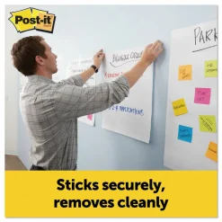 Post-it Easel Pads Super Sticky Vertical-Orientation Self-Stick Easel Pads, Unruled, (20) White 15