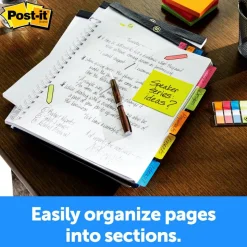 Post-it Filing Tabs, 2 in. x 1.5 in., Pack of 24 Tabs