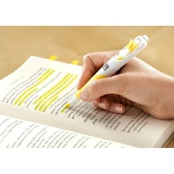 Post-it Flag Plus Highlighters, Assorted Colors, Pack Of 3