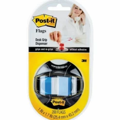 Post it Flags in Desk Grip Dispenser, 1
