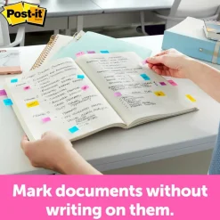 Post-it Flags in Desk Grip Dispenser, 1