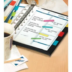 Post-it Flags, .5 in. x 1.7 in., 4 Dispensers, 24 Flags/Dispenser, Assorted Bright Colors, School Supplies for Students, Flags for Textbooks