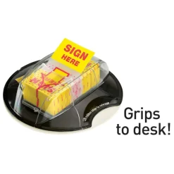 Post-it Flags, 1 in. x 1.7 in., 1 Dispenser, 200 Flags/Dispenser, Yellow, Printed 
