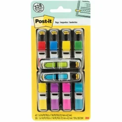 Post-it Flags, .47 in. x 1.7 in., 8 Dispensers, 35 Flags Per Dispenser, Assorted Colors, Back to School Supplies for Students, Flags for Textbooks