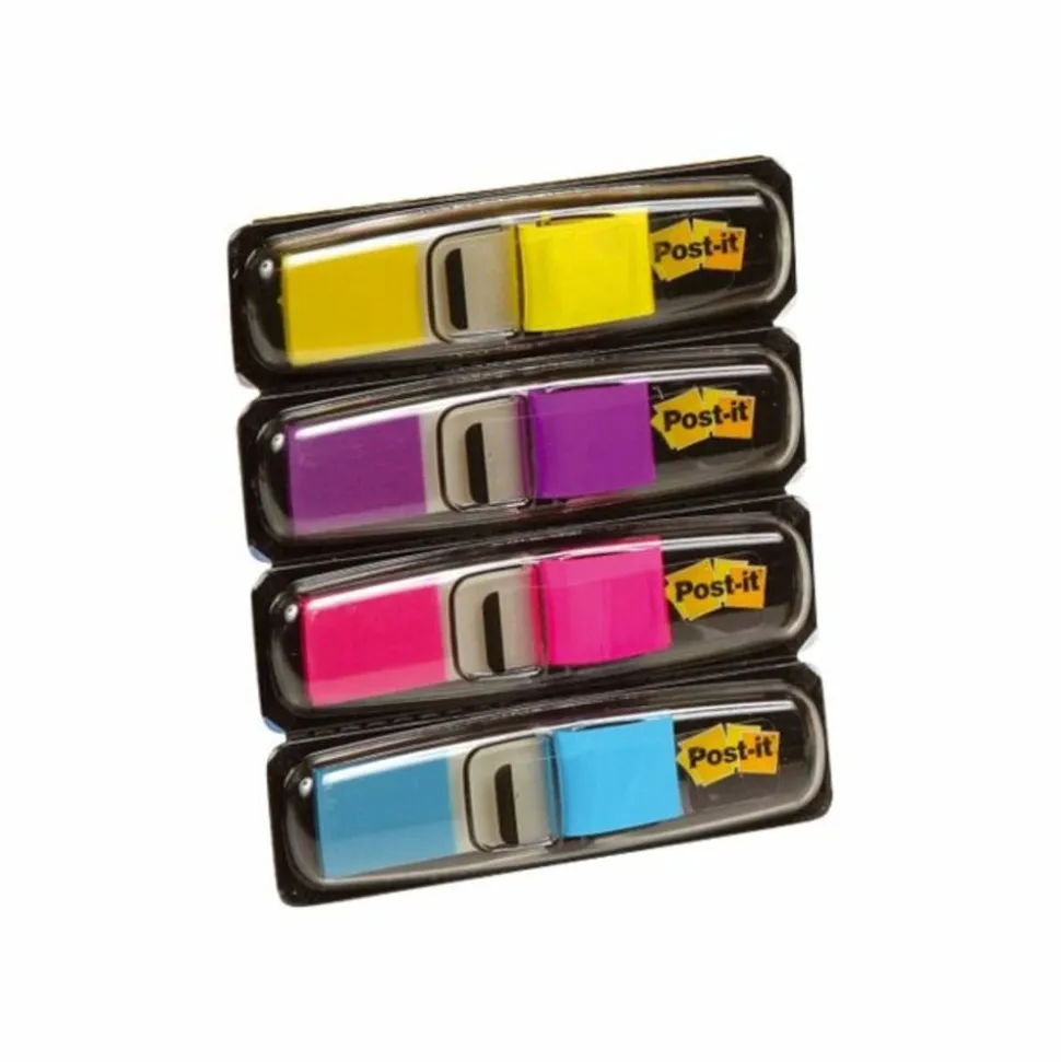 Post-it Flags, .47 in. x 1.7 in., 8 Dispensers, 35 Flags Per Dispenser, Assorted Colors, Back to School Supplies for Students, Flags for Textbooks