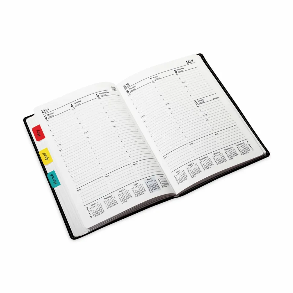 Post-it Notes Durable Filing Tabs, 1" x 1-1/2", Blue/Red/Yellow, 22 Flags Per Pad, Pack Of 3 Pads