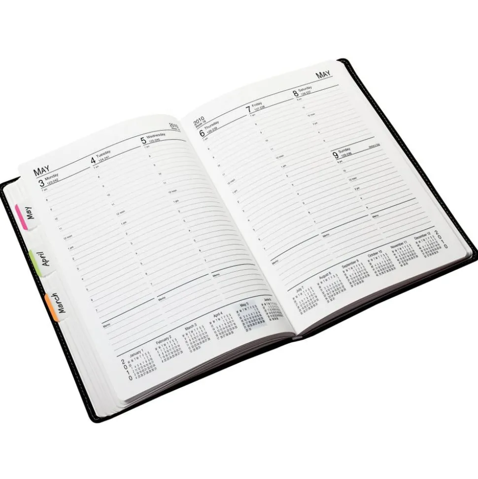 Post-it Notes Durable Filing Tabs, 1" x 1-1/2", Green/Orange/Pink Color Bars, 22 Flags Per Pad, Pack Of 3 Pads