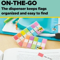 Post-it Notes Flags, 1", Assorted Colors, 40 Flags Per Pad, Pack Of 4 Pads