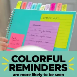 Post-it Notes Flags, With Durable Tabs, Bright Colors, 208 Flags