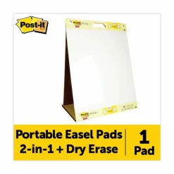 Post-it Notes Super Sticky Dry Erase Easel Pad, 20 in x 23 in, 1 Pad, 20 Sheets/Pad, Great for Virtual Teachers and Students, White