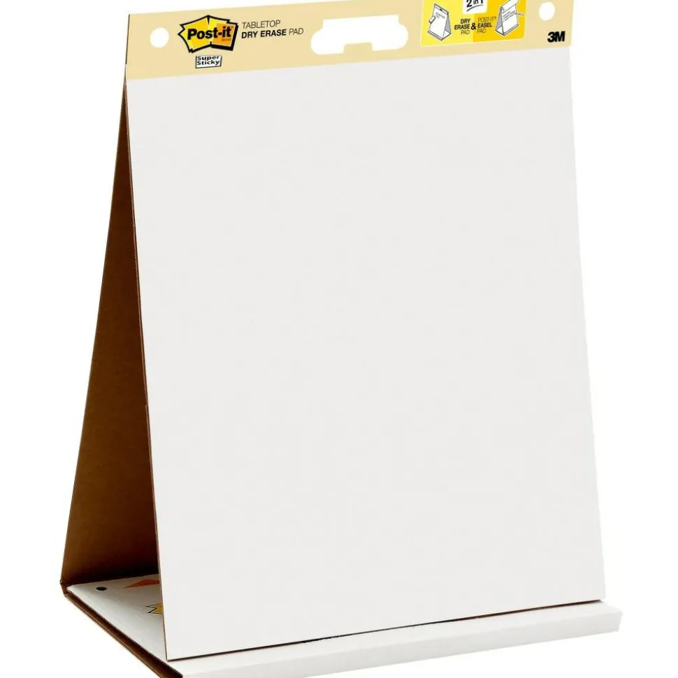 Post-it Notes Super Sticky Dry Erase Easel Pad, 20 in x 23 in, 1 Pad, 20 Sheets/Pad, Great for Virtual Teachers and Students, White