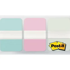 Post-it Pastel Color Tabs - 12 Tab(s)/Set - 1" Tab Height x 1.50" Tab Width - Assorted Pastel Tab(s) - 36 / Pack