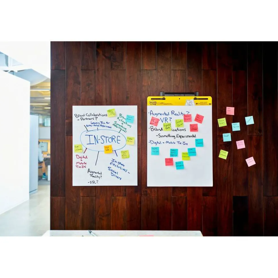 Post-it Self-Adhesive Easel Pad, 25" x 30", 30 Sheets Per Pad, Pack Of 6