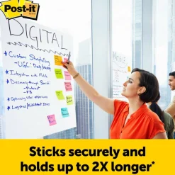 Post-it Super Sticky Easel Pads, 25" x 30", 6 Pads, 30 Sheets/Pad, School Supplies for Classrooms, White