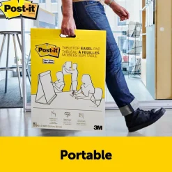 Post-it Super Sticky Easel Pad, 20 in x 23 in, 1 Pad, 20 Sheets/Pad, White, 563PRL6