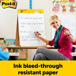 Post-it Super Sticky Easel Pad, 20 in x 23 in, 1 Pad, 20 Sheets/Pad, White, 563PRL6