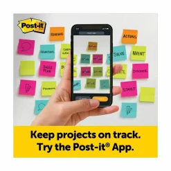 Post-it Super Sticky Easel Pads, 25 in x 30 in, 2 Pads, 30 Sheets/Pad, Great for Virtual Teachers and Students, Yellow
