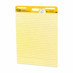 Post-it Super Sticky Easel Pads, 25 in x 30 in, 2 Pads, 30 Sheets/Pad, Great for Virtual Teachers and Students, Yellow