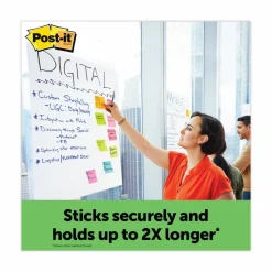 Post-it Super Sticky Easel Pads, 25" x 30", 30% Recycled, White, 30 Sheets, Pack Of 2 Pads
