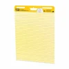 Post-it Super Sticky Easy Pads, 25" x 30", 4 Pads, 30 Sheets/Pad, Lined, School Supplies for Classrooms, Yellow