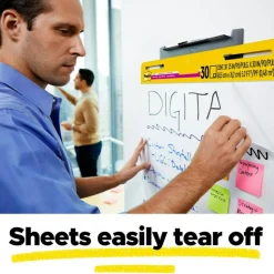 Post-it Super Sticky Mini Easel Pads, 15" x 18", 2 Pads, 20 Sheets/Pad, School Supplies for Classrooms, White