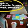 Post-it Super Sticky Notes, 18 Pads, 90 Sheets, 1 7/8 in x 1 7/8 in, 2x Sticking Power, School Supplies & Office Products - 62218SSMIACP
